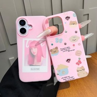 Cute Bear 2 In 1 Casing Xiaomi A7 Pro C85 C71 C75 Xiaomi 15T Pro poco F7 M7 Plus C65 Casing