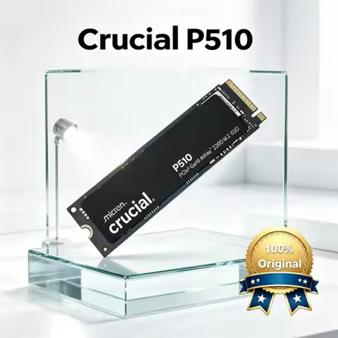 Fast Game Loading Crucial P510 1TB NVMe M.2 2280 PCIe 5.0 SSD 11000MB/s Read 9500MB/s Write Upgrade