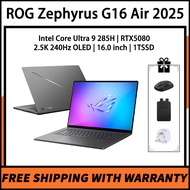 ASUS ROG Zephyrus G16 Air 2025 Intel Core Ultra 9 285H RTX5080 2.5K 240Hz OLED 16.0 inch 1TSSD