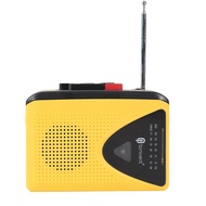 Yours MO- Portable Cassette Player with 3.5mm Headphone Jack AM FM Radio Stereo Music Recording to T