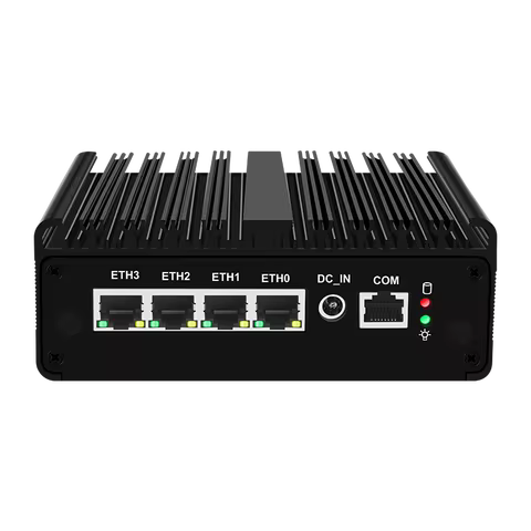 BKHD Fanless Firewall Mini PC Intel N5105 DDR4 4x Intel i226-V 2.5G LAN pfSense OPNsense Router