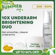 [ 2PC UNDERARM SERUM + CREAM BUNDLE ] Greenika Underarm Cream & Underarm Serum Whitening Bundle 2PC