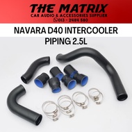NAVARA D40 Silver Chrome Intercooler Piping Set