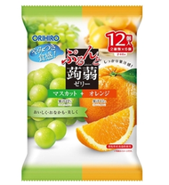 ORIHIRO - ORIHIRO - 青提+ 香橙味蒟蒻啫喱果凍 (20g x 12個装)
