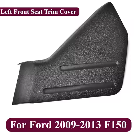 Left Front Seat Trim Cover Fit For Ford 2009-2013 F150 Black LH Side 09-13 F-150 9L3Z1661693CA