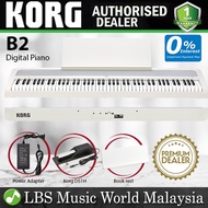 Korg B2 88 Key Digital Piano with 12 Sound and Build in Speaker White (B2 B-2)
