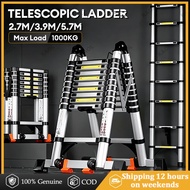 Tangga Lipat Heavy Duty Ladder Foldable Aluminium Telescopic Ladder Heavy Duty Max Load 1000KG楼梯 折疊