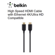 BELKIN High Speed HDMI 1M Cable with Ethernet 4K/Ultra HD Compatible(F3Y021BT1M)