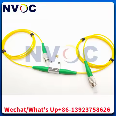 In-line Mechanical Variable Online Attenuater With VOA-1260~1620-2.0mm-1M FC APC Cable ConnectorFibe