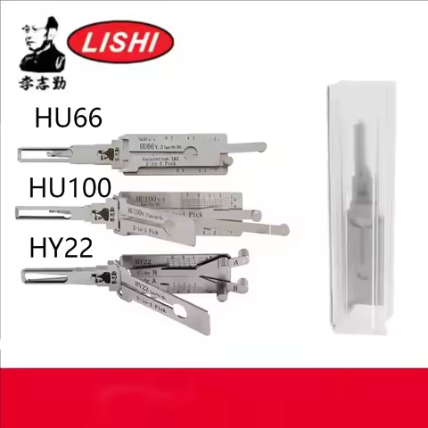 Original lishi Pick LOCKSMITH TOOL 2-in-1 HU100R HU92 HY22 TOY2 TOY48 HU101 HU162T-8 HU66 HU100 HON6
