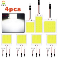 4pcs T10 W5W LED Bulbs C5W Festoon LED Lights 31mm 36mm 39mm 41mm COB White Car Interior Dome Readin
