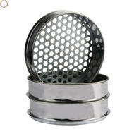 Practical Metal Soil Sieve for Gardening and Potting Compost with 6mm Round Hole