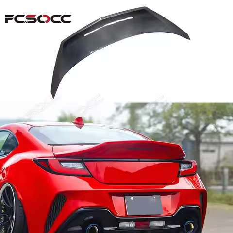 For Toyota GR86 ZN8 BRZ ZD8 Subaru 2022+ Carbon Fiber Rear Spoiler Car Rear Trunk Lip DuckTail Wing 