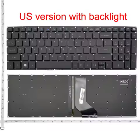 NEW US laptop keyboard for ACER Aspire E15 E5-576 E5-576G E5-576G-5762 E5-576G with Backlight