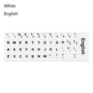 1 x Keyboard Sticker Wear-resistant Keyboard Stickers Spanish/English/Russian/Deutsch/Arabic/Italian