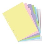 Colour Card Paper Index Divider 5 Colors or 10 Colors