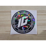 1G One Garage Sticker - Waterproof Sticker Motor