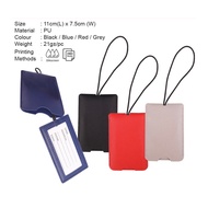 Luggage Tag PU Leather | Travel Name Tag | ID Tag for Bag/Suitcase/Baggage
