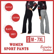 EF Women Sport Pants Bootcut / Seluar Sukan Muslimah / Track Bottom Trek Sukan