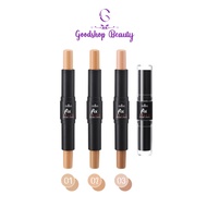 Odbo Fix Stick Concealer x Shading OD450 3g+3g. โอดีบีโอ ฟิกซ์ สติ๊ก คอนซีลเลอร์ เอ็กซ์ เฉดดิ้ง No.0
