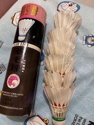 航空牌羽毛球半打（用過嘅）
