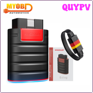 QUYPV 2023 KINGBOLEN Ediag เครื่องสแกน OBD2ในรถยนต์16เครื่องทดสอบการเข้ารหัส ECU เครื่องวิเคราะห์ระบ