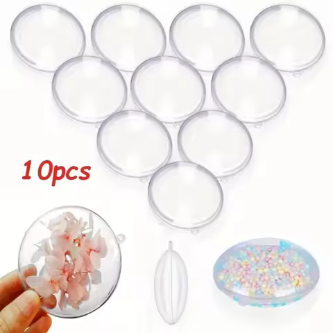 Transparent plastic ball decoration 7/9cm open ball candy gift box/Christmas wedding decoration
