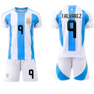 [Chongwei Sports] 2025 Copa America Argentina Home Jersey Blue White #10 Messi & #21 Dybala Soccer S