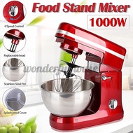 AZ6 Speed 5QT Emperial Electric Food Stand Mixer with Beater Dough Hook &amp; Whisk 5L Mixing Bowl 1000W