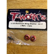 Tworks TO-185R 1/10 Aluminum Wing Washer ver.2