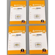 Hiview Micro SD 32GB, 64GB, 128GB & 256FB Class 10 Memory Card CCTV