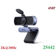30Hz Webcam for PC, Full HD Webcam 1080p/60fps, High-end Ugreen 25442 autofocus (4MP)