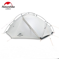 Naturehike VIK เต็นท์กลางแจ้งชั้นเดียวกันน้ำ1คนOp009เต็นท์แคมปิ้งซิลิโคนเคลือบไนล่อน15D เบามากพร้อมเ