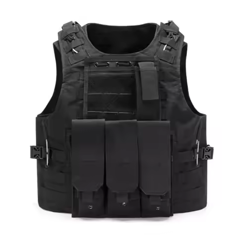 Nylon Tactical Vest Body Armor Hunting Carrier Accessories Men Combat MOLLE Camo Military Vest Outdo