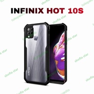 Case INFINIX HOT 10S HardCase Shockproof Armor Transparan Casing