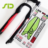 "stock}. Rockshox SID Front Fork Sticker Mountain Bike Front Fork Sticker Bicycle Waterproof Sunscre