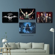 21-44 AVENGED SEVENFOLD BAND BEDROOM DISPLAY POSTER 20X30 2XY3H/IOY04 GUITARIST WOODEN FRAME GAMING 