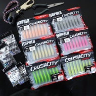 Rapala Crush City Suspect – Super Durable TPE Soft Bait, Floating, 7cm Long – Fishing for Seabass, B