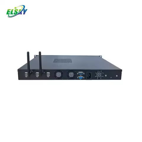 ELSKY LGA1151 PC U108 with CPU Skylake 6th gen CORE i5 6500 2*USB3.0 6*USB2.0 2*COM RS232 2*In_tel i