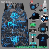 ▲ﺴRansel Lelaki Trend Fesyen Beg galas Tujuh Dragon Ball Beg Bercahaya Kanak-kanak Beg Sekolah Sekol
