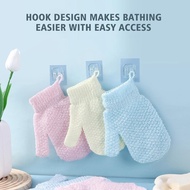 Shower Gloves Exfoliating Wash Bath Gloves Gently Thicken The Exfoliate Mud Rub Skin Gloves G2d5