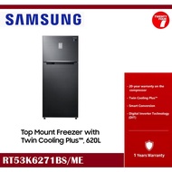 [ Delivered by Seller ] SAMSUNG 620L RT53K6271BS 2 Door Top Freezer Fridge / Refrigerator / Peti Sejuk RT53K6271BS/ME