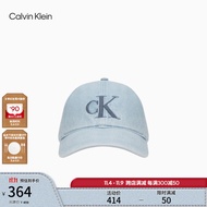 Calvin Klein Jeans24秋冬新款男女潮流复古ck刺绣弯檐牛仔棒球帽礼物4G5048G LHL-牛仔浅蓝 58