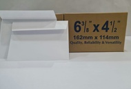 Envelope 6.4"x4.5" (162mmX114mm) White (500s)