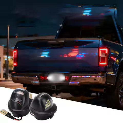 LED License Plate Lights Tag Light Lamp Assembly For Ford F150 F-150 F-250 For Expedition Hot Sale B