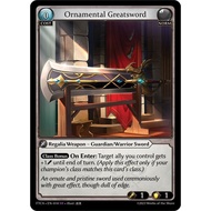 Grand Archive TCG - Ornamental Greatsword (SR)(Foil) - Fractured Crown