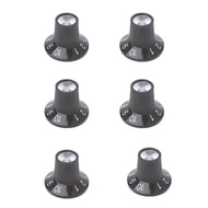 Owen1 6Pcs Guitar Knob Amplifier Skirted Knobs Volume Tone Control For Fender Parts