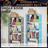 [READY STOCK] Korean DIY Multipurpose Book Storage Shelf 5 Tier with 4 Columns Bookcase Rack | Rak Buku 5 Lapis