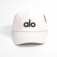 Alo Embroidered Baseball Cap Womens Cap Street Trendy Sun Visor 001