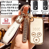 Honda CRV Gen4 Civic FB 2.0 2013 Accord G8 car remote key case City 2012-2014 Civic FB Hybrid Honda 